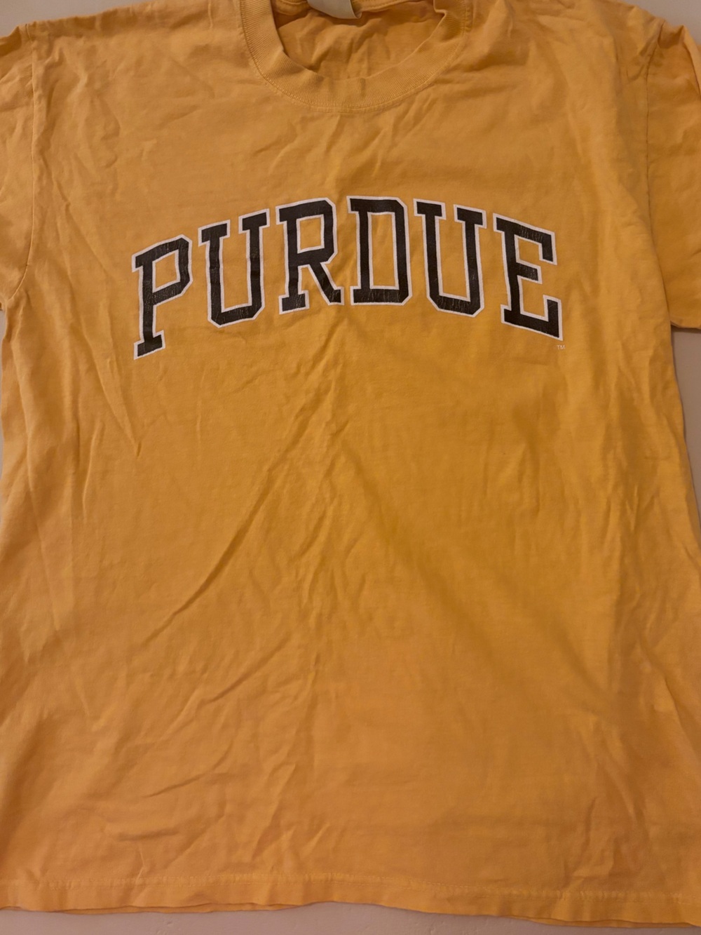Purdue Yellow Graphic Tee